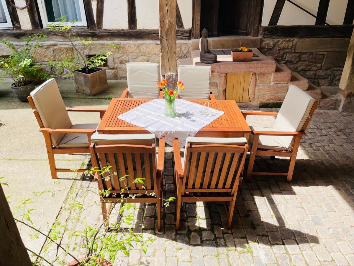 Auszeit - Historisches Ferienhaus In Der Suedpfalz Dierbach Extérieur photo