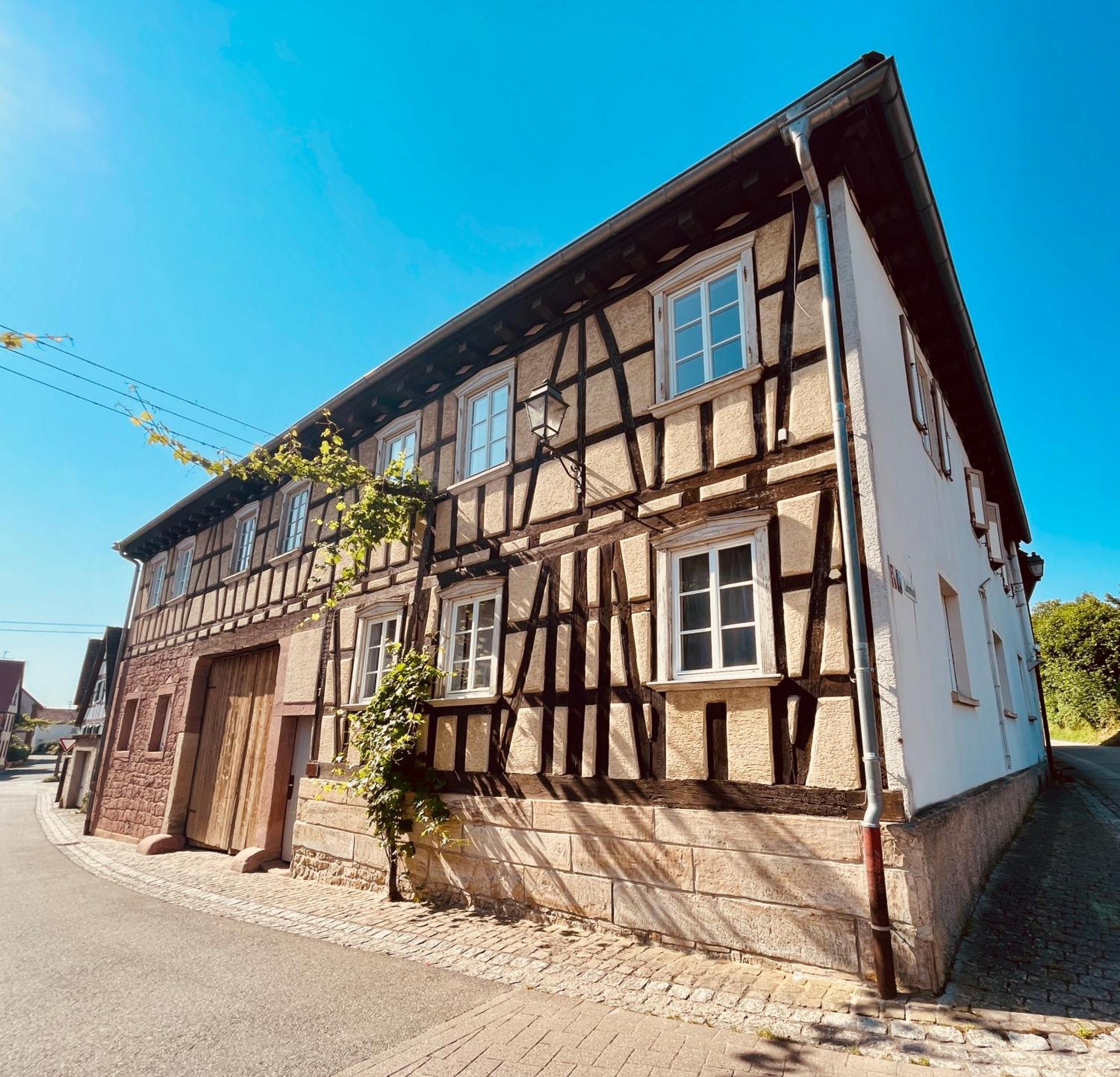 Auszeit - Historisches Ferienhaus In Der Suedpfalz Dierbach Extérieur photo